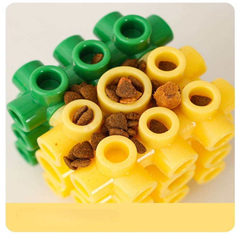 Puppy Pet Supplies Square Food - đánh giá và giá Rubber Treat Dispensing Dog Toy