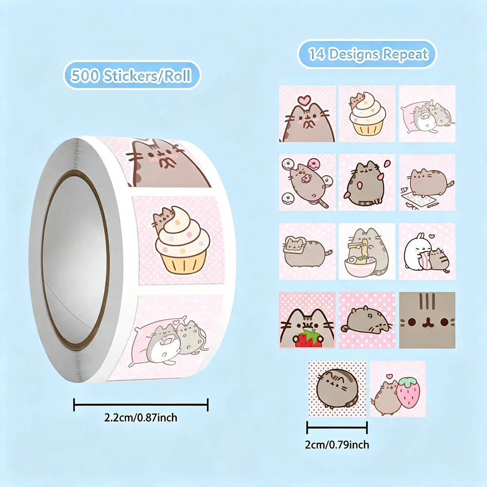 Hou 500pcs Pusheen Cartoon Cat - đánh giá và giá Cat Toys
